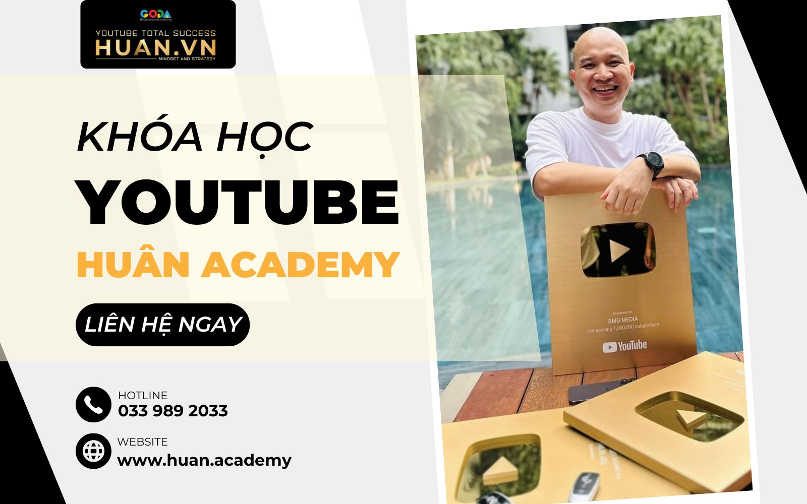 Khóa học xây dựng kênh YouTube tại Huân Academy
